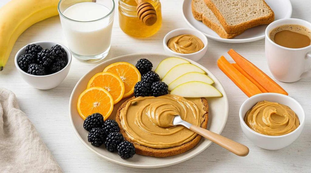 کره بادام زمینی با چی بخوریم