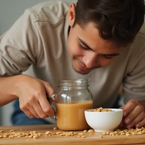 اسموتی کره بادام زمینی
