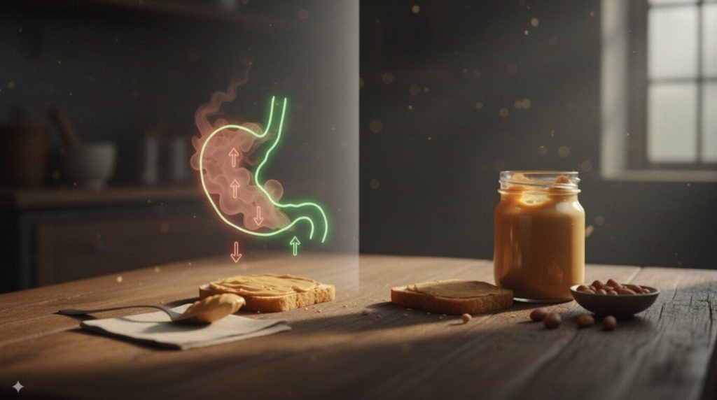 کره بادام زمینی برای معده خوبه یا بد؟