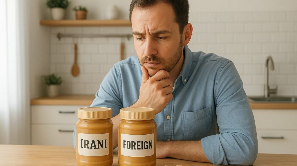 کره بادام زمینی ایرانی یا خارجی