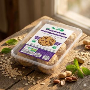 کوکی رژیمی بادام زمینی پروتئینی