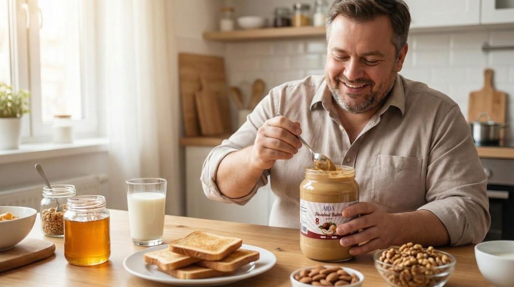 خواص کره فندق برای چاقی و افزایش وزن سالم: راهنمای کاربردی